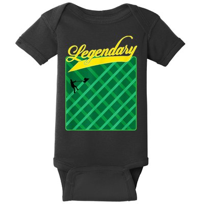 Lawn Mowing Grass Stripes Dad Shirt Funny Mow The Grass Baby Bodysuit