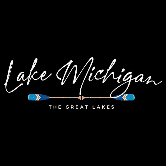 Lake Michigan Great Lakes Oars Graphic Long Sleeve Shirt