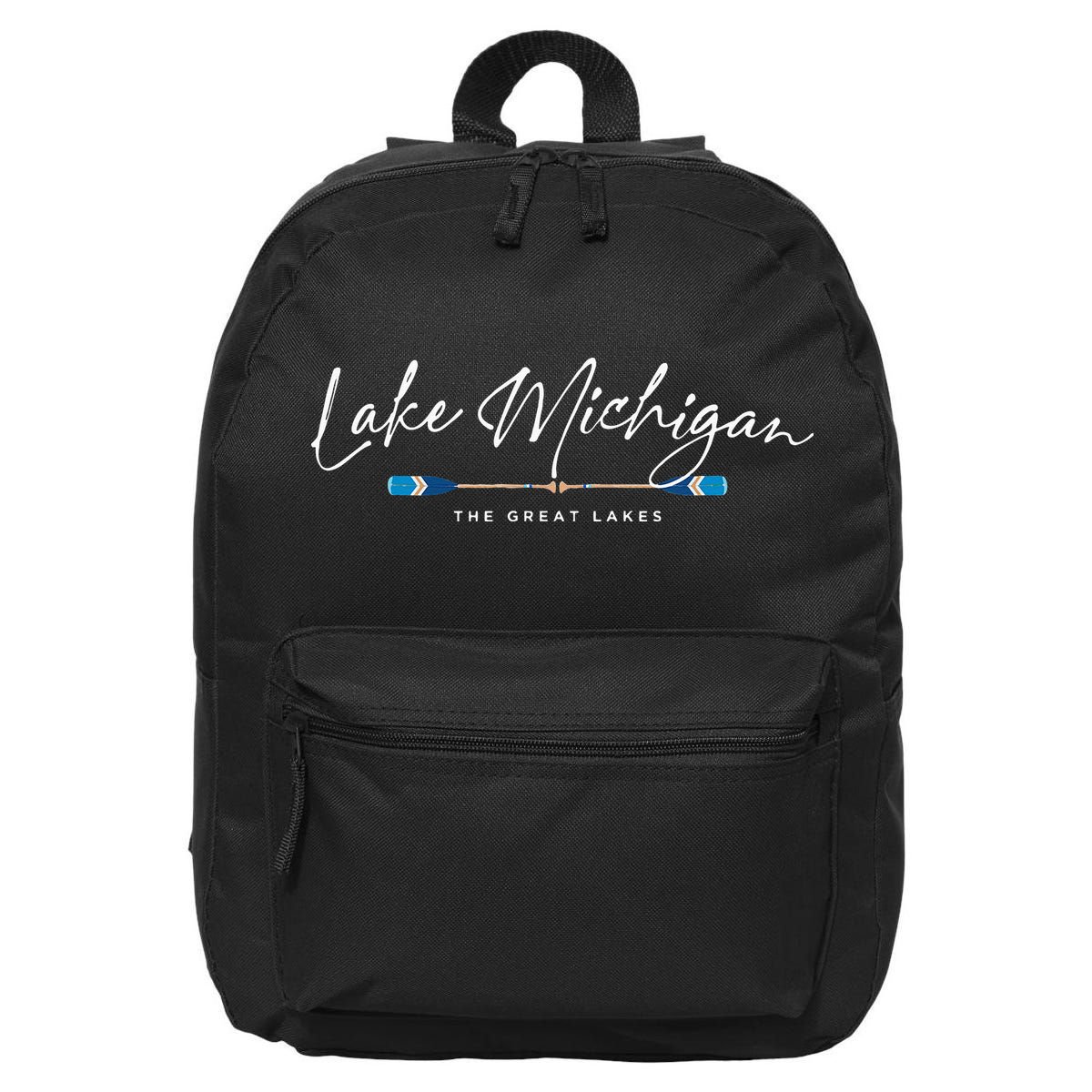 Lake Michigan Great Lakes Oars Graphic 16 in Basic Backpack
