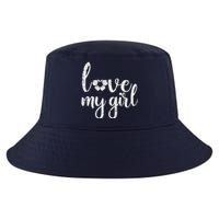 Love My Girl Soccer Cute Football Sports Mom Dad Boyfriend Cool Comfort Performance Bucket Hat