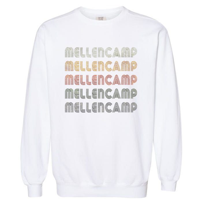 Love Mellencamp Grunge Vintage Black Mellencamp Garment-Dyed Sweatshirt