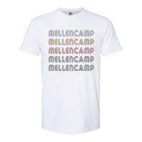 Love Mellencamp Grunge Vintage Black Mellencamp Softstyle CVC T-Shirt