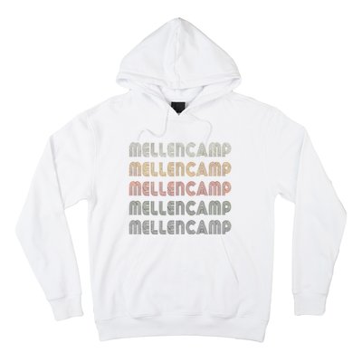 Love Mellencamp Grunge Vintage Black Mellencamp Hoodie