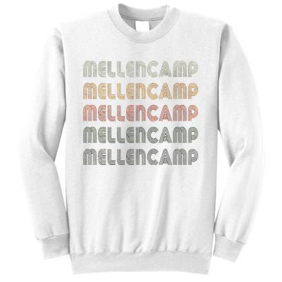 Love Mellencamp Grunge Vintage Black Mellencamp Sweatshirt