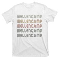 Love Mellencamp Grunge Vintage Black Mellencamp T-Shirt