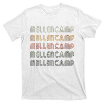 Love Mellencamp Grunge Vintage Black Mellencamp T-Shirt