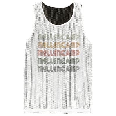 Love Mellencamp Grunge Vintage Black Mellencamp Mesh Reversible Basketball Jersey Tank