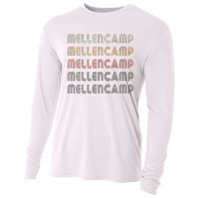 Love Mellencamp Grunge Vintage Black Mellencamp Cooling Performance Long Sleeve Crew