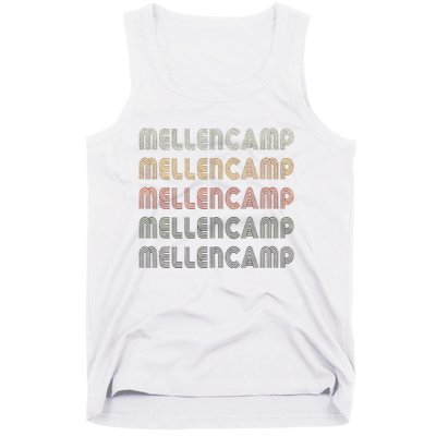 Love Mellencamp Grunge Vintage Black Mellencamp Tank Top