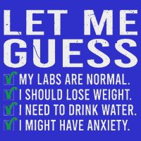 Let Me Guess My Labs Are Normal I Should Lose Weigh Poster