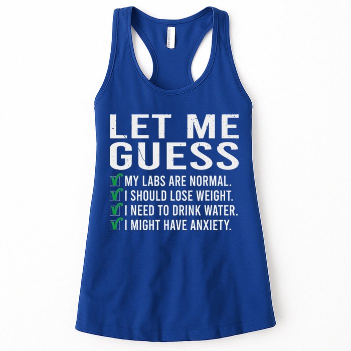 Let Me Guess My Labs Are Normal I Should Lose Weigh Womens Tank Top