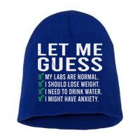 Let Me Guess My Labs Are Normal I Should Lose Weigh Short Acrylic Beanie