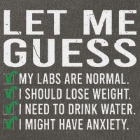 Let Me Guess My Labs Are Normal I Should Lose Weigh Cotton Canvas Backpack