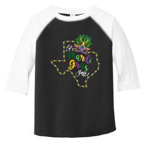 LetS Mardi Gras YAll Texas Souvenir Gift Toddler Fine Jersey T-Shirt