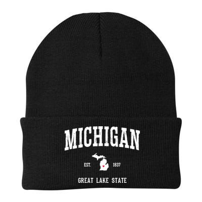 Love Michigan Great Lake State MI Est 1837 Home Beanie