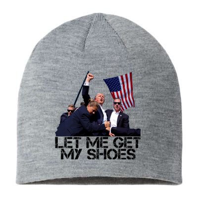 Let Me Get My Shoes Donald Trump 2024 Usa Election Voting Sustainable Beanie