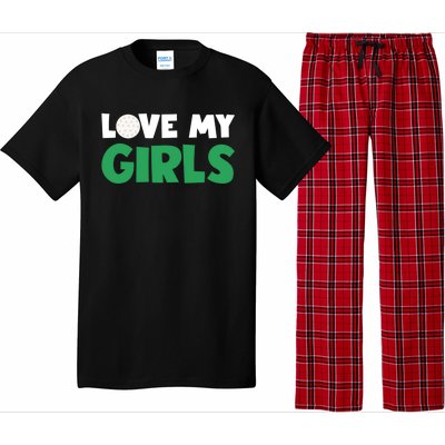 Love My Golf Gift For Mom Dad Daughters Golf Gift Pajama Set