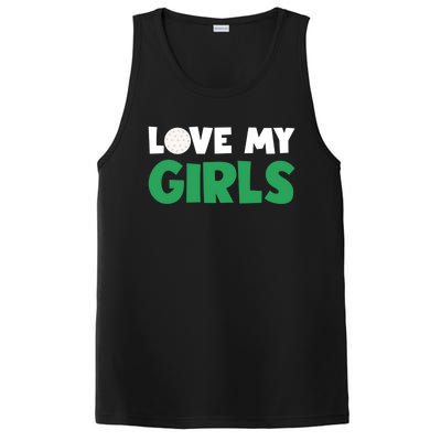 Love My Golf Gift For Mom Dad Daughters Golf Gift PosiCharge Competitor Tank