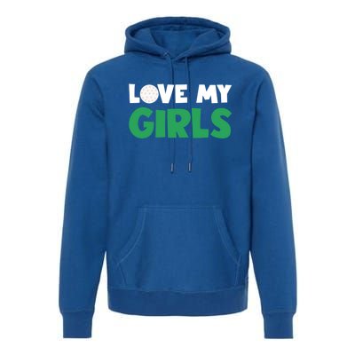 Love My Golf Gift For Mom Dad Daughters Golf Gift Premium Hoodie