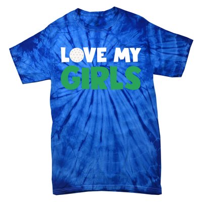 Love My Golf Gift For Mom Dad Daughters Golf Gift Tie-Dye T-Shirt