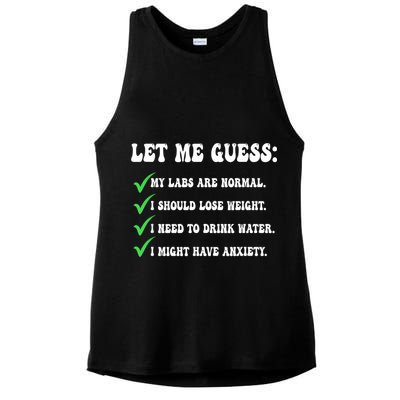 Let Me Guess My Labs Are Normal. I Should Lose Weight. Ladies PosiCharge Tri-Blend Wicking Tank
