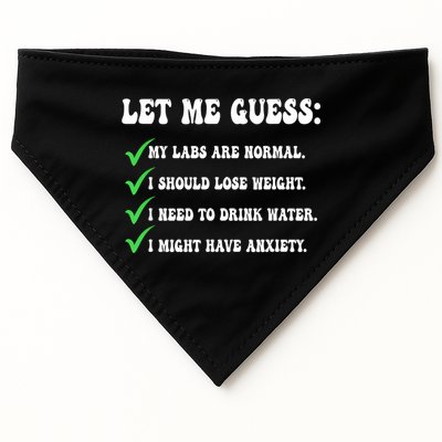 Let Me Guess My Labs Are Normal. I Should Lose Weight. USA-Made Doggie Bandana