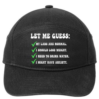 Let Me Guess My Labs Are Normal. I Should Lose Weight. 7-Panel Snapback Hat