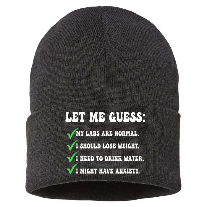 Let Me Guess My Labs Are Normal. I Should Lose Weight. Sustainable Knit Beanie