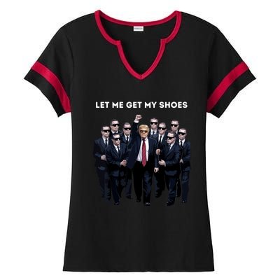 Let Me Get My Shoes Ladies Halftime Notch Neck Tee