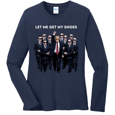 Let Me Get My Shoes Ladies Long Sleeve Shirt