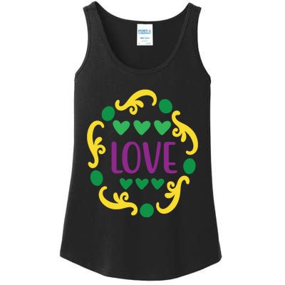 Love Mardi Gras Ladies Essential Tank