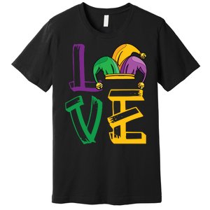 Love Mardi Gras Funny Mardi Gras Party Premium T-Shirt