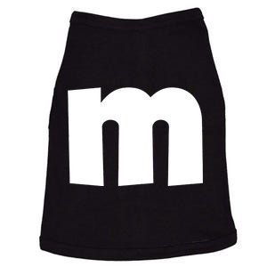 Letter M Groups Halloween Matching Team Easy Lazy Costume Doggie Tank