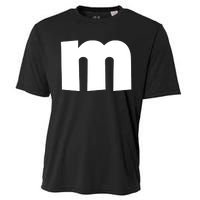 Letter M Groups Halloween Matching Team Easy Lazy Costume Cooling Performance Crew T-Shirt