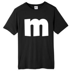 Letter M Groups Halloween Matching Team Easy Lazy Costume Tall Fusion ChromaSoft Performance T-Shirt