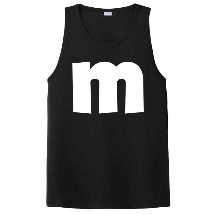 Letter M Groups Halloween Matching Team Easy Lazy Costume PosiCharge Competitor Tank