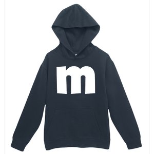 Letter M Groups Halloween Matching Team Easy Lazy Costume Urban Pullover Hoodie