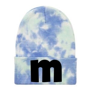 Letter M Groups Halloween Matching Team Easy Lazy Costume Tie Dye 12in Knit Beanie