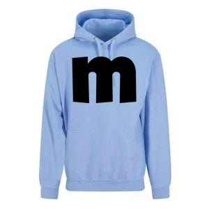 Letter M Groups Halloween Matching Team Easy Lazy Costume Unisex Surf Hoodie