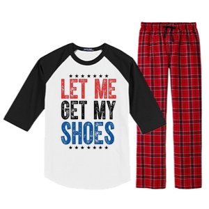 Let Me Get My Shoes Donald Trump Rally Pennsylvania Raglan Sleeve Pajama Set