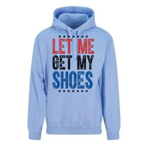 Let Me Get My Shoes Donald Trump Rally Pennsylvania Unisex Surf Hoodie