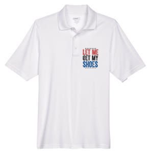 Let Me Get My Shoes Donald Trump Rally Pennsylvania Men's Origin Performance Pique Polo