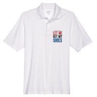 Let Me Get My Shoes Donald Trump Rally Pennsylvania Men's Origin Performance Pique Polo