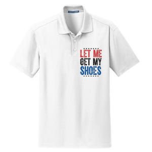 Let Me Get My Shoes Donald Trump Rally Pennsylvania Dry Zone Grid Polo