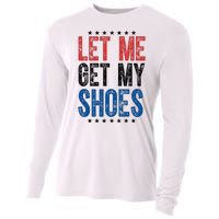 Let Me Get My Shoes Donald Trump Rally Pennsylvania Cooling Performance Long Sleeve Crew