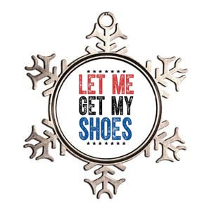 Let Me Get My Shoes Donald Trump Rally Pennsylvania Metallic Star Ornament