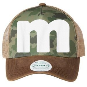 Letter M Groups Halloween Matching Team Easy Lazy Costume Legacy Tie Dye Trucker Hat