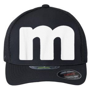 Letter M Groups Halloween Matching Team Easy Lazy Costume Flexfit Unipanel Trucker Cap