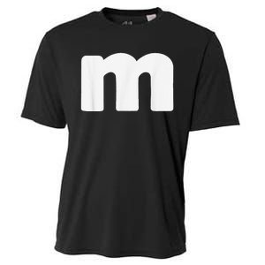 Letter M Groups Halloween Matching Team Easy Lazy Costume Cooling Performance Crew T-Shirt