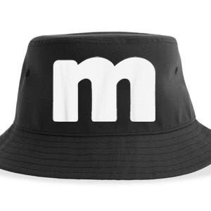 Letter M Groups Halloween Matching Team Easy Lazy Costume Sustainable Bucket Hat